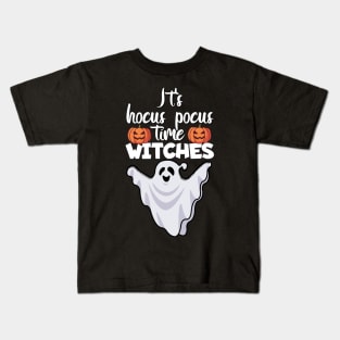 It's hocus pocus time witches Kids T-Shirt